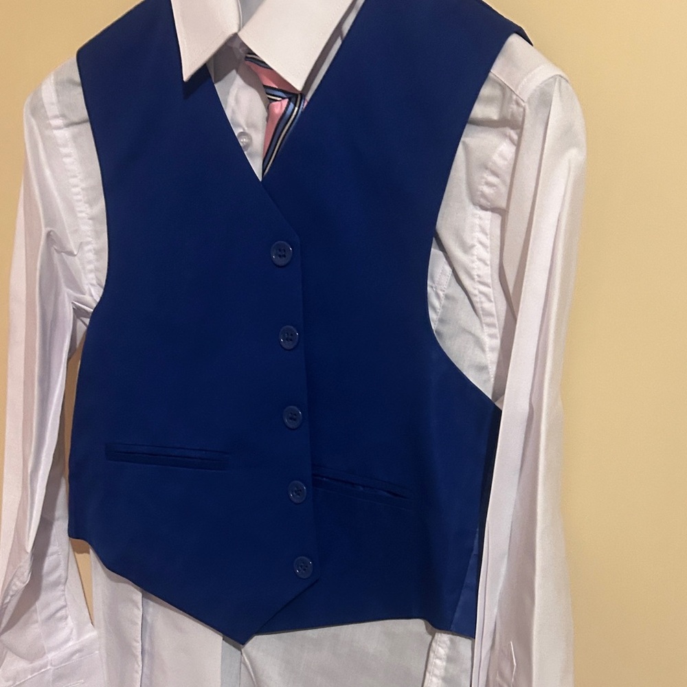 Andrew Fezza Royal Blue Kids Suit Set - Picture 4 of 6